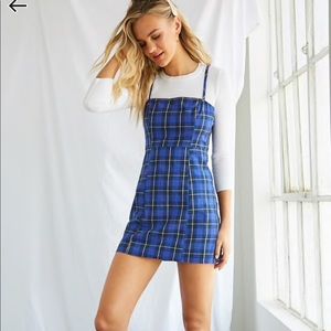Blue plaid Forever 21 mini dress